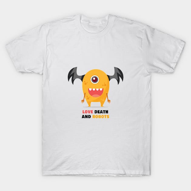 love death and robots T-Shirt by raadalzoubi1